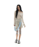Draped Pumpkin Shorts