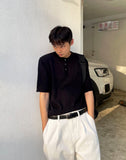 CK linen henly half knit