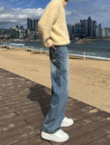 Sand Brush Denim Pants