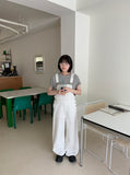 Curimi Dot Cotton Suspender Pants