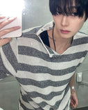 Rivet Stripe Knit Tee