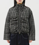 (W) Rina Checked Padded Jacket