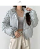 Avant Fit Pastel High Neck String Cute and Light Padding