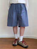 [unisex] Guidro Nylon Banding Bermuda Pants
