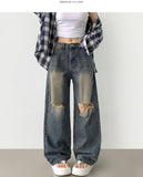 Summer No-Fade Balloon Wide-Fit Denim Pants