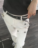 Colen Punching Long Belt