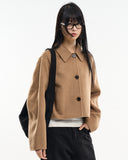 Little handmade cashmere short jacket