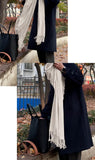 Basic Tassel Wool Muffler