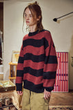 Wave Brush Stripe Sweater