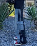 Beito mix track cargo pants