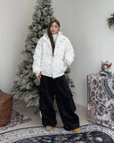 Nence Big Cargo Brushed Balloon Pants
