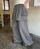 Rode Banding String Layered Skirt Pants