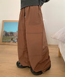 [unisex] Moninki Banding Nylon Wide Pants