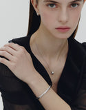 H-Link AB(W) Duo Line Pave Bangle