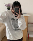 Lesen Heart Printed Hoodie