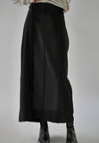 Centcut slit long skirt