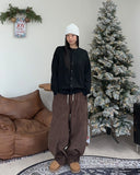 Bael Pintuck Corduroy Banding Pants