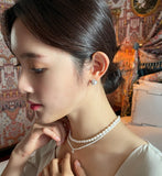 Koir Pearl Cubic earrings