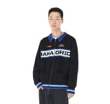 RACING ZIP-UP KNIT CARDIGAN