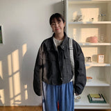 Hani Pocket Collar Cropped Jumper