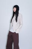 neck button rider jacket