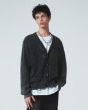 DAMAGE COLOUR DYE CARDIGAN