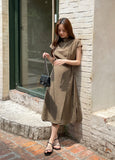 Forven Hanek Wrinkle Banding Wrap Long One Piece