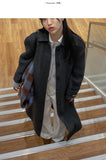 [handmade/wool90%] Mohair Hidden Robe Handmade Long Coat
