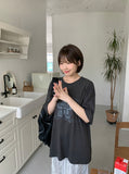 Ringing Star Printing Over Short Sleeve Tee