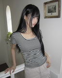 Peple Stripe Short Sleeve T-shirt