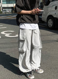 String Balloon & Jogger Cargo Pants