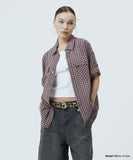 ROLL-UP CHECK HALF SHIRT