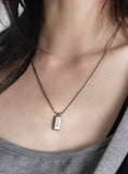 [ EEUN MADE ] eeun Bar Tag Necklace