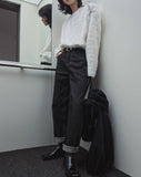 Leah Raw Denim Pants