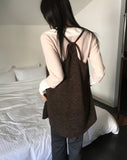 Kuyo Bokashi Knit Layered Sleeveless One Piece