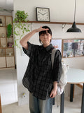 [unisex] Ototo Over Check Short Sleeve Shirt