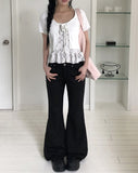 Polyp Low-Waist Bootcut Pants