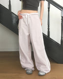 Kensi low-rise nylon track wide pants