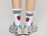 Strawberry Logo Socks 1 pack