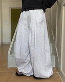 Hokoni banding string pin tuck training wide pants