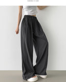 Two-way String Rustling Nylon Span Balloon Wide Banding Pants