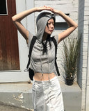 TENCEL LINE HOOD HALF T