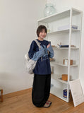 [unisex] Onbi Layered Over Long Sleeve Tee