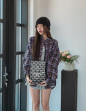 Doze loose fit check shirt