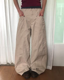 Winter Cut-out Wide Pants