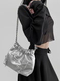 Godine Ribbon Chain Shoulder Bag