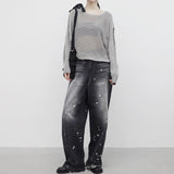 [NONCODE] ONBIA Damage Knitwear