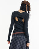 Lua open back long sleeve