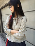 Kanahi Check Frill Long Sleeve Shirt