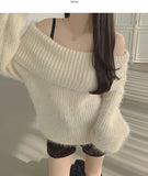 Christmas Off-shoulder Knit